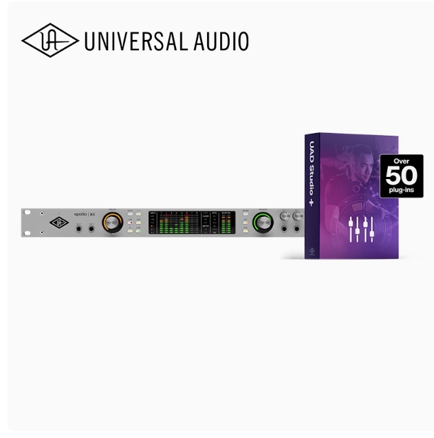 Universal audio UA Apollo X8 18进24出六核雷电3专业录音声卡